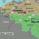 Карта бельгии с городами Карта бельгии и голландии на русском